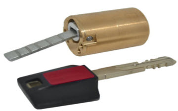 Cilindro Tokoz modelo redondo para fechaduras e trincos electricos tradicionais 